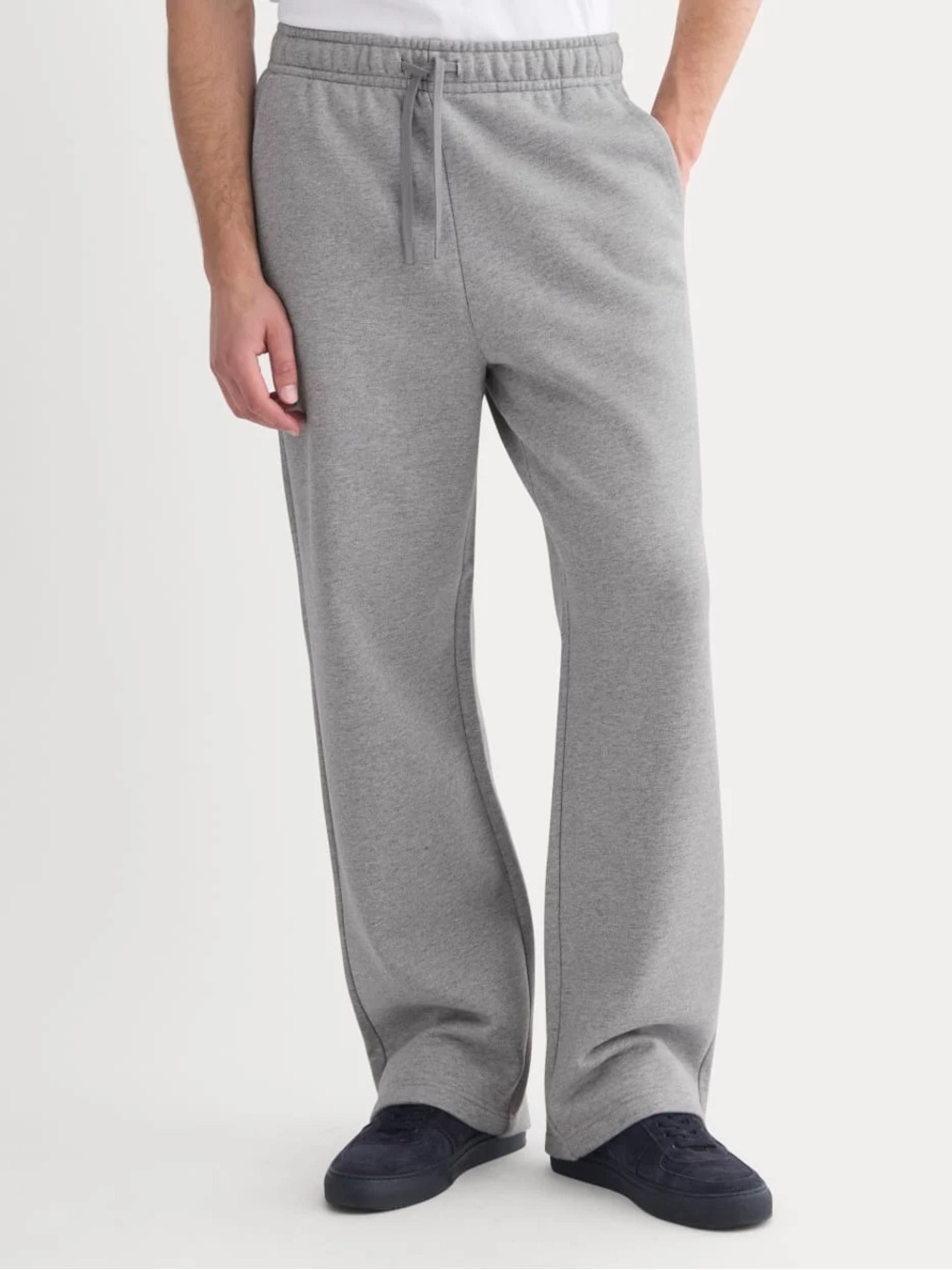 Everlane Luxe Fleece Pull-On Sweatpant Vintage Heather Grey Size S NWOT